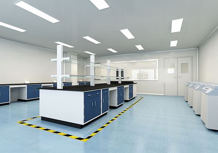 Modern Laboratory 3d model