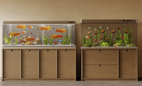 Fish tank 3d model