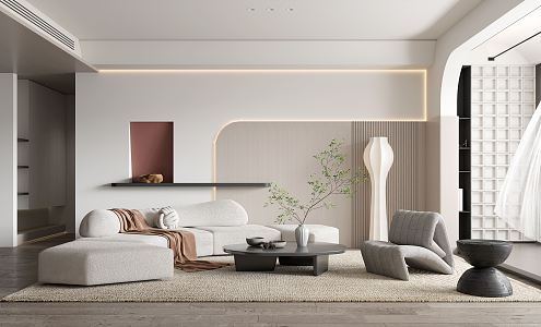 The Silent Living Room 3d model