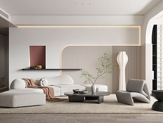 The Silent Living Room 3d model