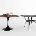 Modern table round table 3d model