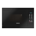 Sleek Black Samsung Microwave With Digital Display And Control Panel 3d model