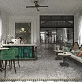 Modern Dental Clinic Interior With Dental Chair Medical Equipment And Certificates On Shelves