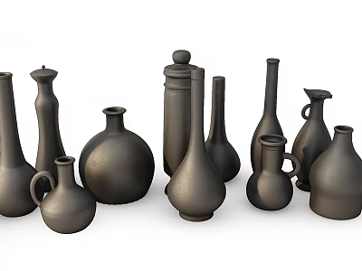 Ceramic Utensils 3d model Ceramic Utensils 3d model