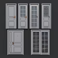 Various Door Designs Featuring Glass Panels Single And Double Panel Styles