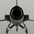 Fighter F104 Fighter Attack Jet Aircraft 3d model