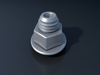 modern screw 3d model