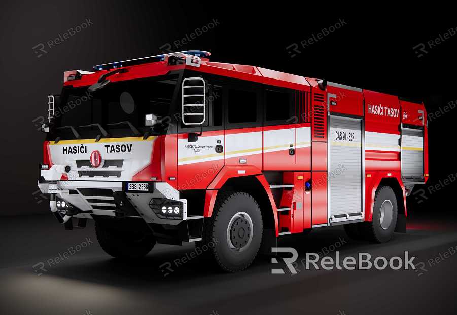 Hyundai too drag fire truck model