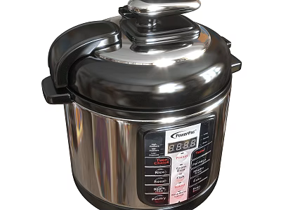 Crock Pot Stainless Steel Electric Pressure Cooker With Digital Control Panel 3d model