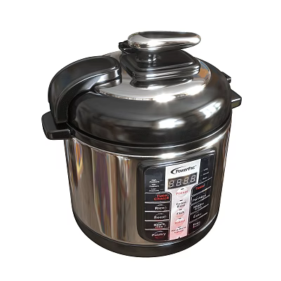Crock Pot Stainless Steel Electric Pressure Cooker With Digital Control Panel 3d model