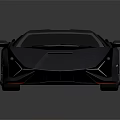 White Sports Car With Sleek Modern Design Black Roof And Aerodynamic Wheels