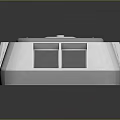 White Ventilation Device Featuring Dual Circular Fans Gray Panel And Base Structure