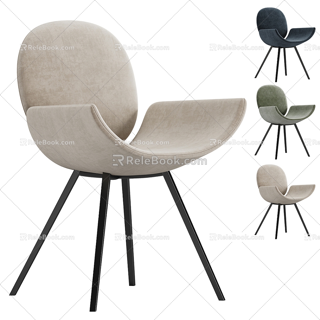 Modern Dining Chair 3d model