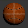 Orange Basketball With Black Lines And Smooth Surface For Daily Household Use