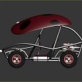 Modern travel car self-modified car modified car 3d model