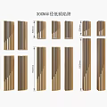 30CM Radius Low Arc Sector Wall Paneling In Multiple Sizes