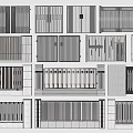 Modern Building Facade Design Showcasing Decorative Grilles Metal Panels And Different Styles