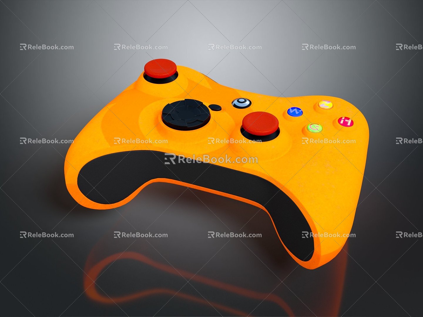 Modern Gamepad Wireless Gamepad Game Console Accessories Handle 3d model