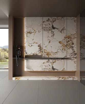 Modern Art Entrance 3d model