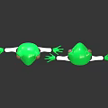 Green Frog Characters in White Robes with Blue Sashes Standing with Outstretched Arms
