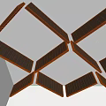 Modern Ceiling Design With Geometric Grid Pattern And Stylish Panel Layout