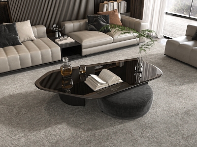 Modern coffee table 3d model