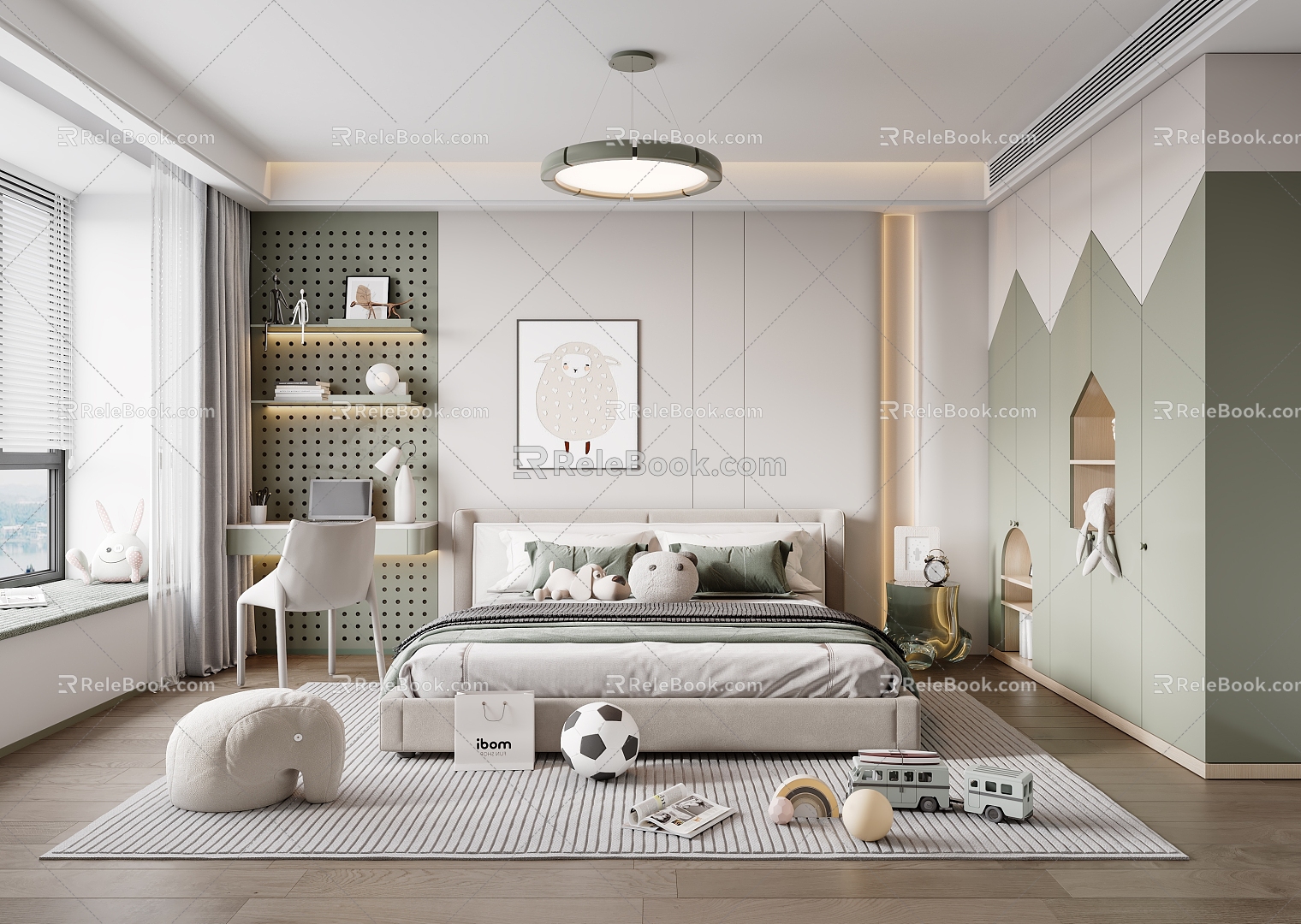 Modern Children's Room 3d model