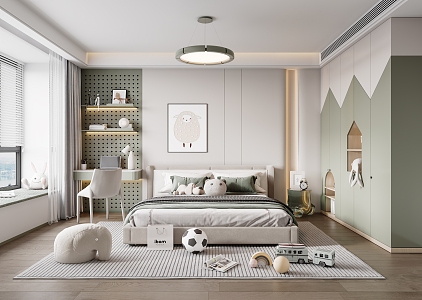 Modern Children's Room 3d model