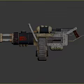 Browning Machine Gun Browning Machine Gun Browning Gatling White Machine Gun Machine Gun Lifestyle 3d model