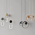 Modern chandelier 3d model