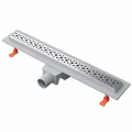 Shower Sauna Drainage System With Stainless Steel Long Strip Design And Easy Installation