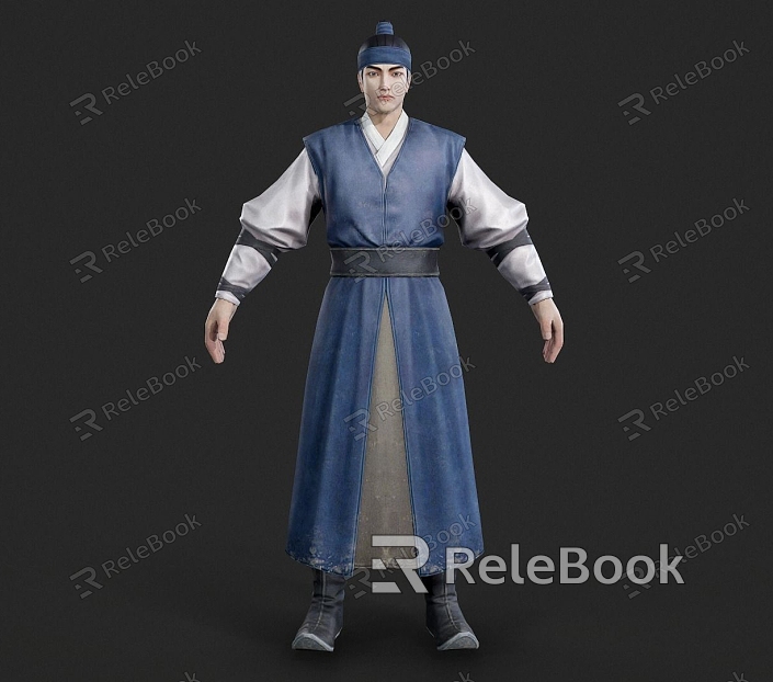 Realistic South Korea Men Men Men Men Korean Korean Korean Hanbok Clothing Clothing Hats Ancient Asian Young Men model