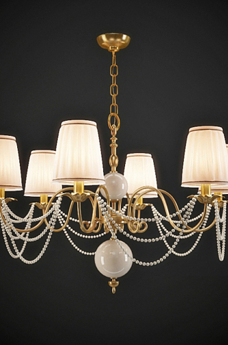 European-style chandelier 3d model