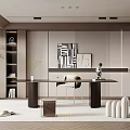 Modern study 3d model