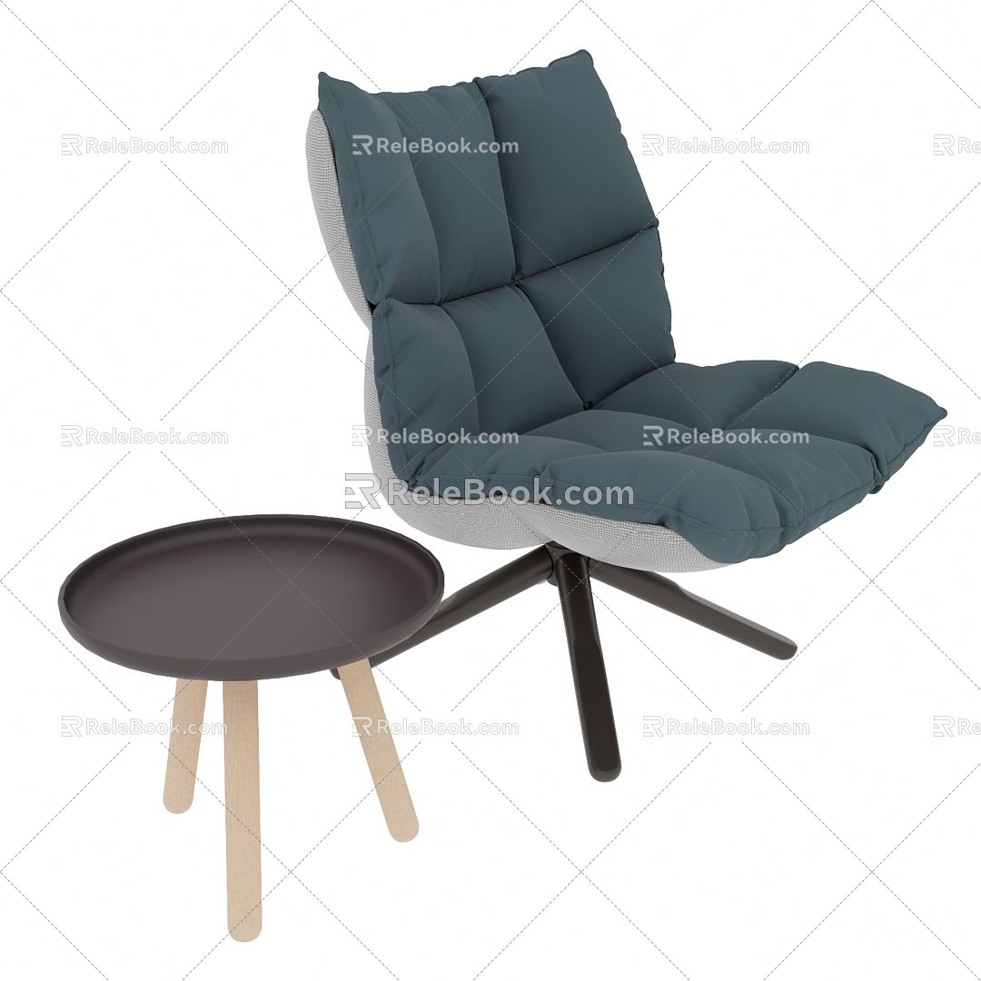 Modern single sofa 3d model