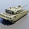 Romanian main battle tank 3d model