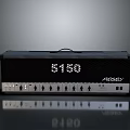 Black FENDER 5180 Electronic Amplifier With Control Knobs And Front Panel