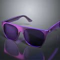 Fashionable Purple Sunglasses As Elegant Jewelry Accessory For Daily Use