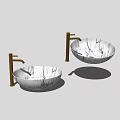 Modern wash basin 3d model
