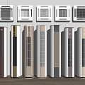 Air Conditioner Fans Wall Mounted And Tower Types Multiple Colors Modern Design