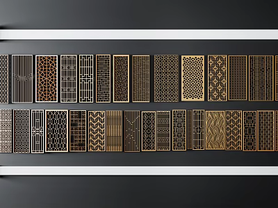 New Chinese Partition 3d model