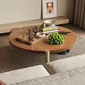 Modern Coffee Table Acrylic Coffee Table Solid Wood Coffee Table Square Coffee Table Side Table Corner Table 3d model