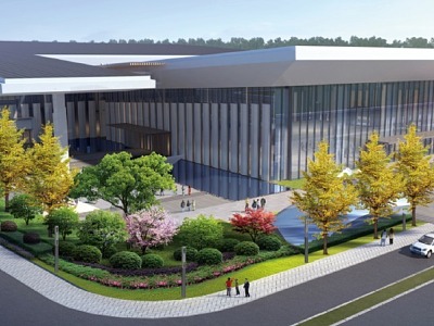 Conference Center Exhibition Center Shuangchuang Zhengzhou Longzi Lake Conference model