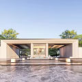 Modern Gate Simple Entrance Gate 3d model