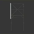 Portable Metal Scaffolding Structure For Construction Work With Adjustable Legs