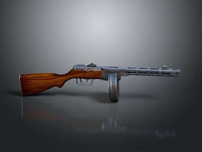 rifle semi-automatic rifle combat rifle battle rifle carbine war rifle attack rifle 3d model