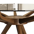Round table side table 3d model