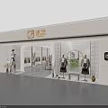 Modern Minimalist Womens Clothing Store Interior With Chic Apparel Display And Stylish Mannequin Layout
