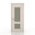 Jianou solid wood door interior door door 3d model