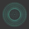 White Spiral Column 3D Rendered Isolated On Black Background With Smooth Cylindrical Design